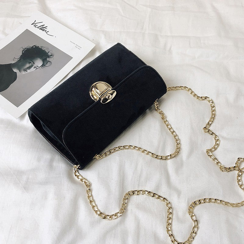 Velvet bag Messenger bag chain bag