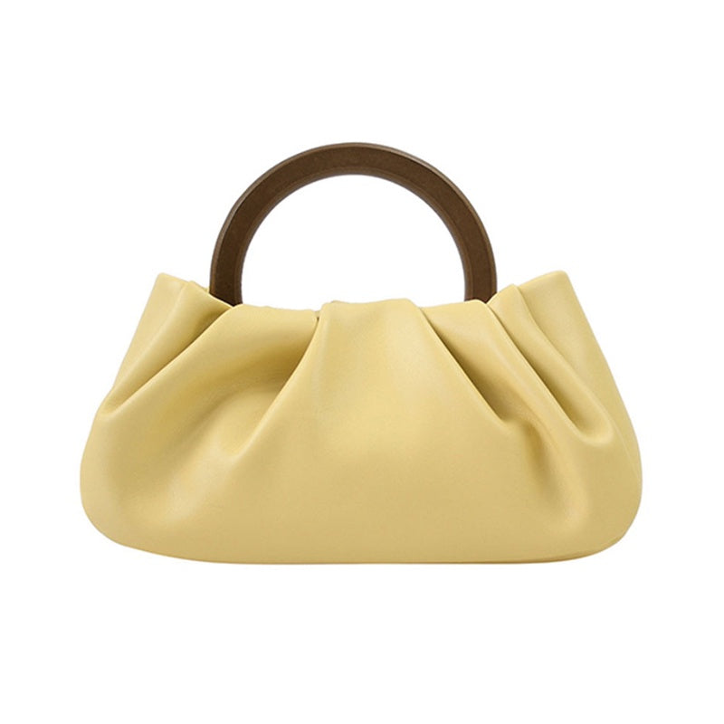 IELGY fashion cloud niche design sense messenger fan handbag