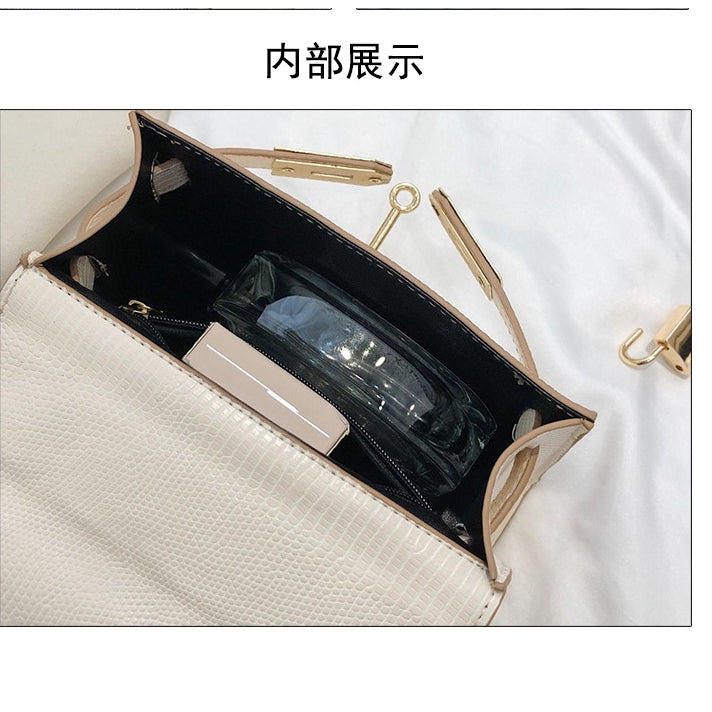 IELGY Korean  slung portable platinum bag Kelly bag