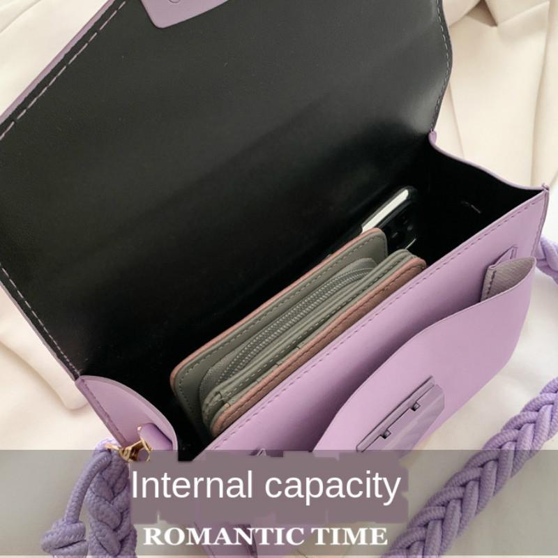 IELGY simple shoulder bag female wild ins messenger bag fashion small square bag
