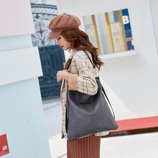 IELGY Shoulder Bag soft large capacity fashion all-match hand tote bag