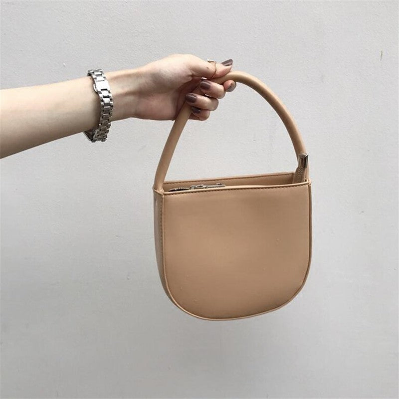 IELGY semi-circular portable diagonal shoulder handbag
