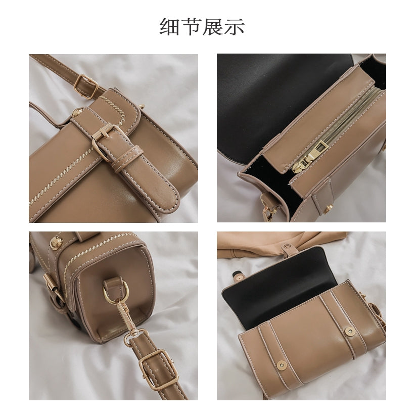 IELGY  Chao retro leisure ins super fire single shoulder slant satchel