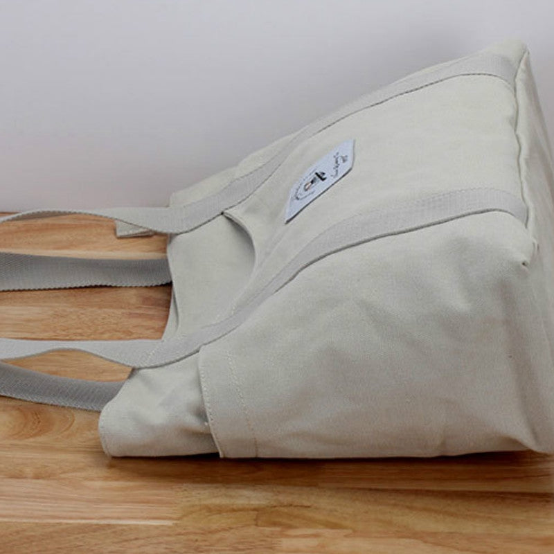 IELGY casual large-capacity canvas bag women's single-handle shoulder bag fashion multi-bag female bag mommy canvas bag