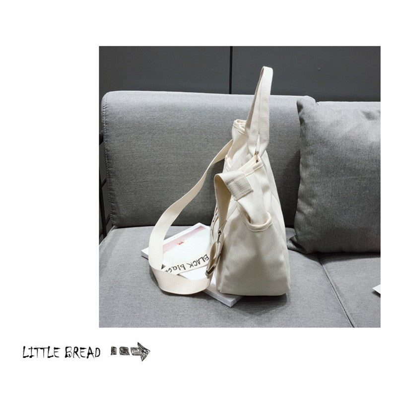 IELGY Diagonal bag large capacity oblique bag student bag literary bag