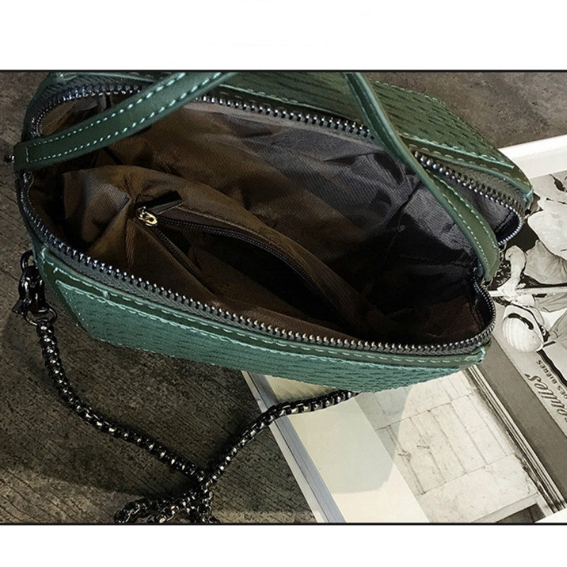 IELGY Chain bag handbags fashion Korean version of the rhombus wild Messenger bag girl bag mini