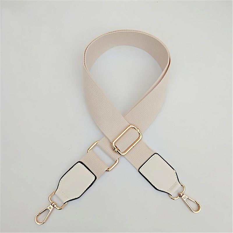 IELGY Fashion Solid Color Canvas Wide Shoulder Strap Accessories Adjustable All-match