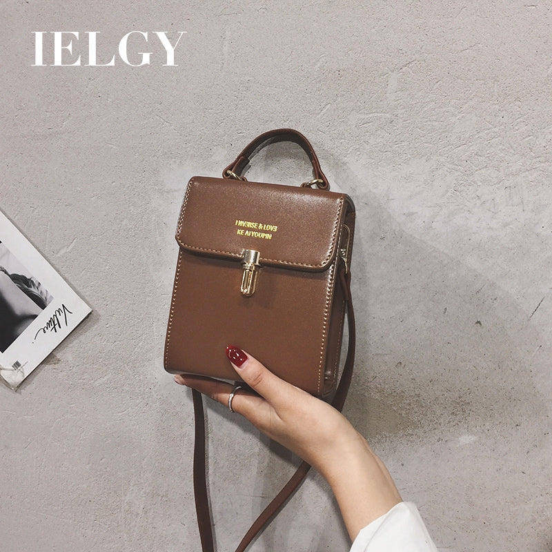 IELGY new lock diagonal diagonal mini bag