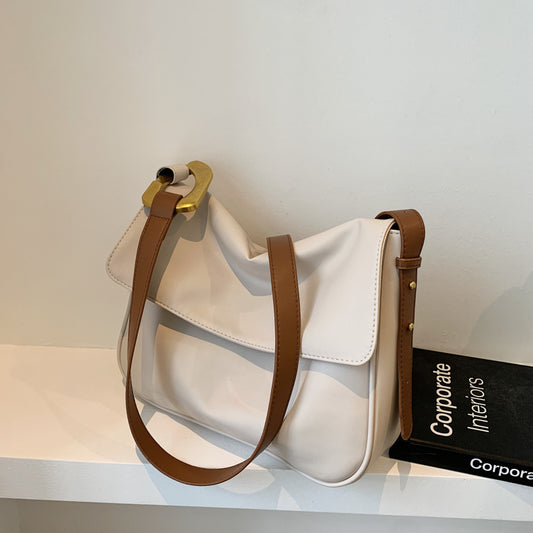 IELGY fashion women's bag super soft big bag simple shoulder bag