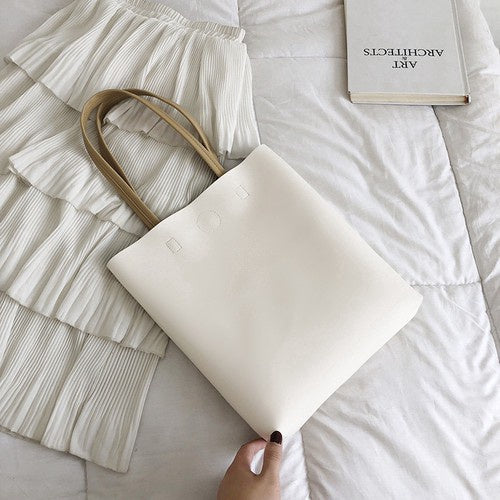 IELGY High-class sense of foreign-capacity large-capacity simple Korean version of the tide one-shoulder bag hand-held tote