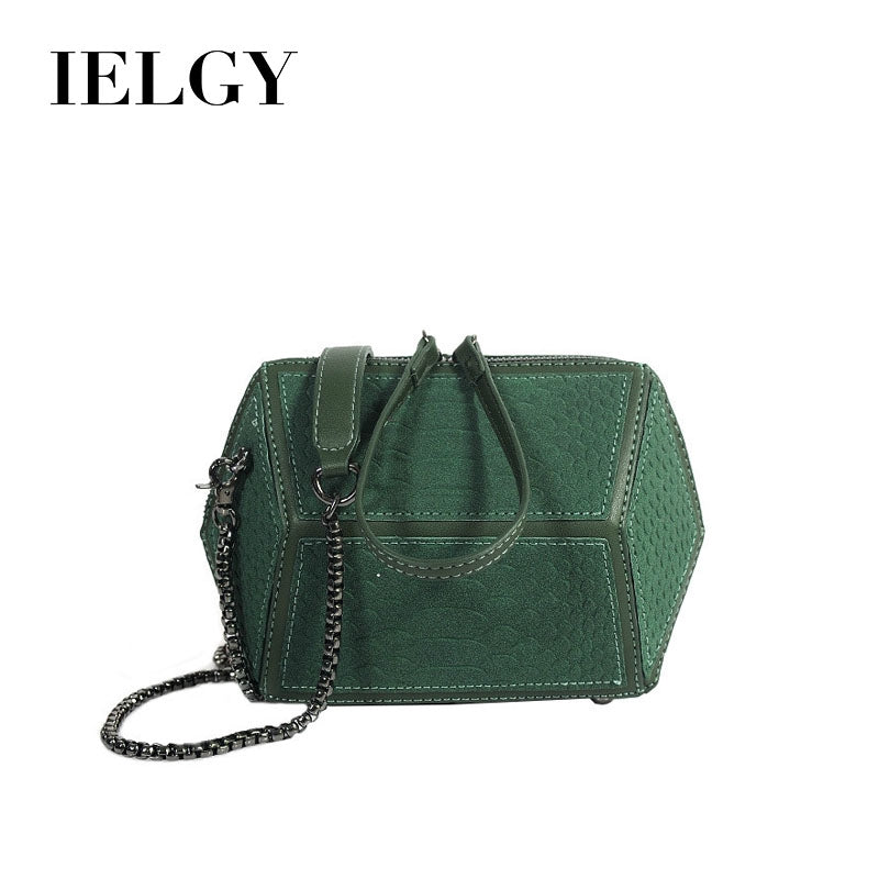 IELGY Chain bag handbags fashion Korean version of the rhombus wild Messenger bag girl bag mini
