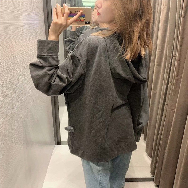 IELGY Women's Grey Hoodie
