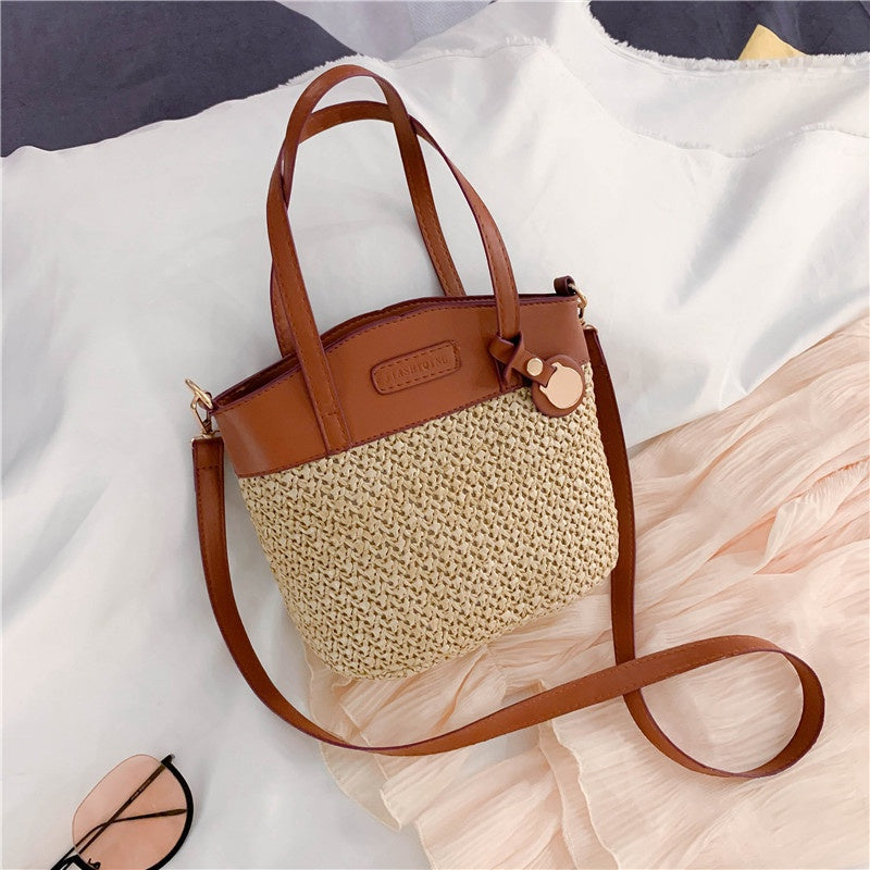 IELGY Woman's bag square all-match fashion plush chain rhombus Korean version one shoulder crossbody