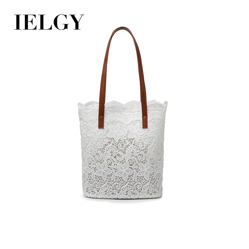 IELGY lace shoulder handbag