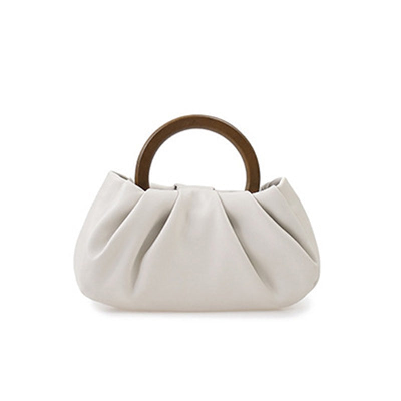IELGY fashion cloud niche design sense messenger fan handbag