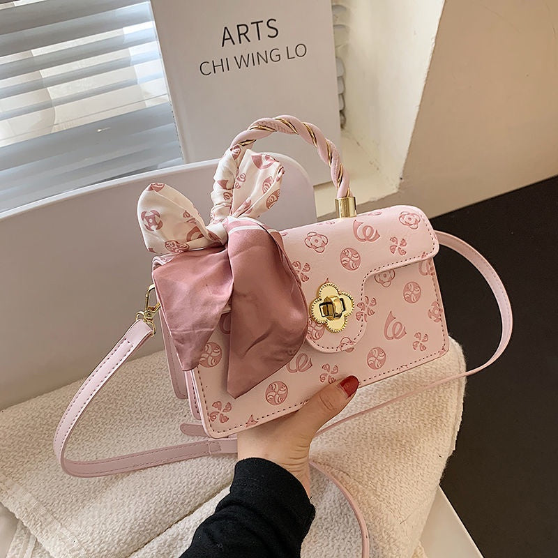 IELGY high-quality silk scarf decoration crossbody bag square