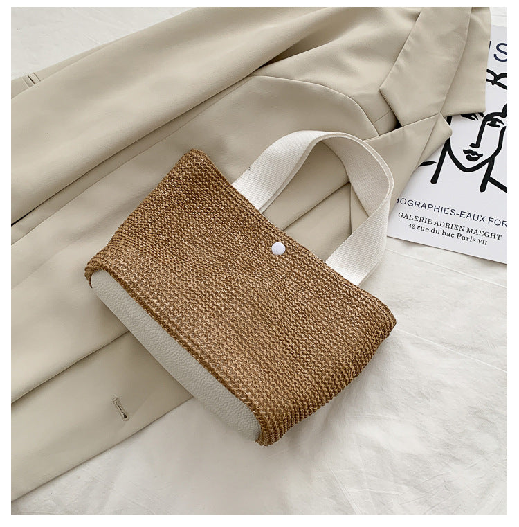 IELGY all-match handbag women straw woven bag