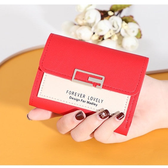 IELGY Embroidered ladies short wallet