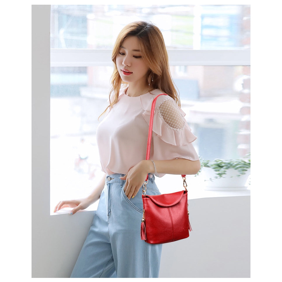 New handbag fashion ladies shoulder diagonal bag litchi pattern small bag