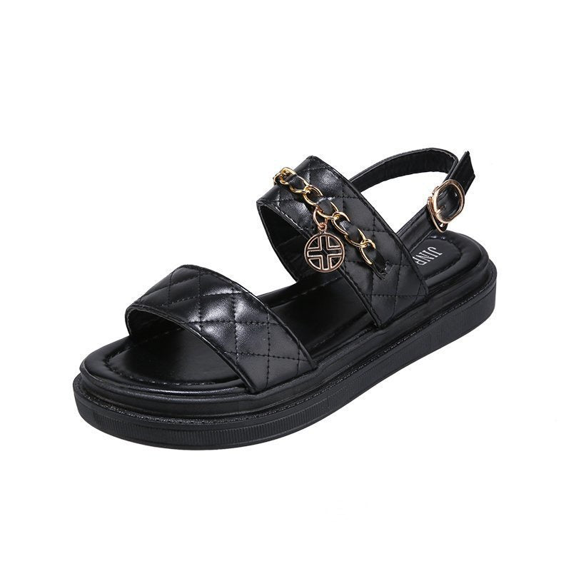 IELGY fashion sports sandals women's summer thick-soled small fragrance