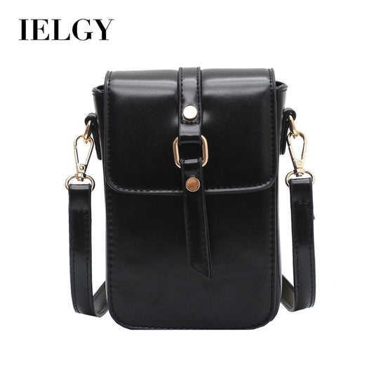 IELGY Korean fashion bag female tide joker ins shoulder crossbody simple mobile phone bag