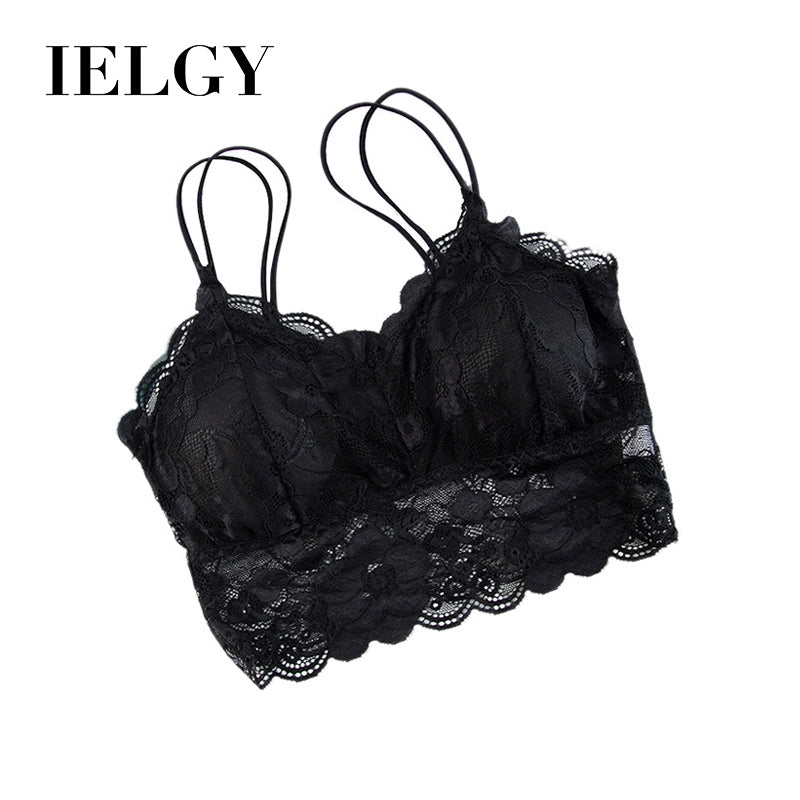 IELGY Lace beauty back sun flower wrapped chest underwear vest tube top