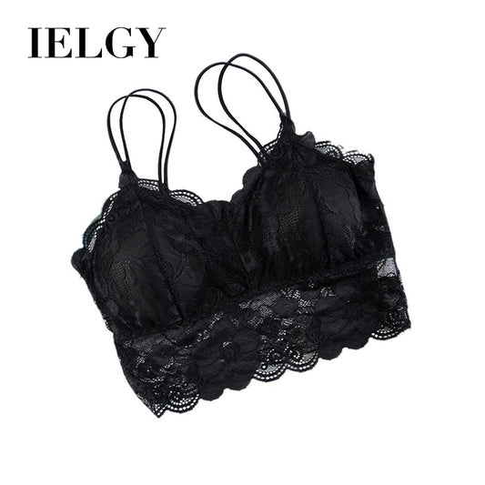 IELGY Lace beauty back sun flower wrapped chest underwear vest tube top