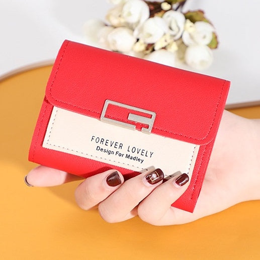 IELGY Embroidered ladies short wallet