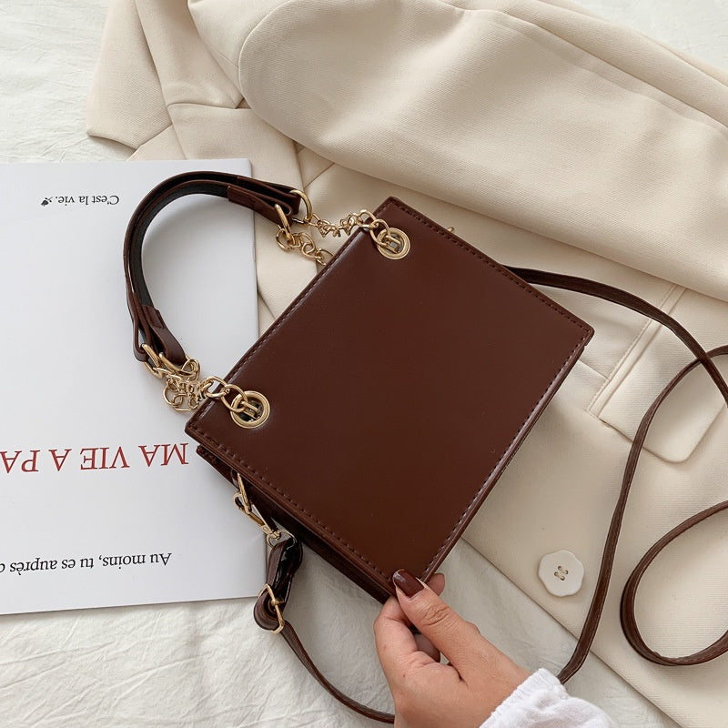 IELGY Korean version of all-match ins handbag female fashion trendy one-shoulder messenger bag