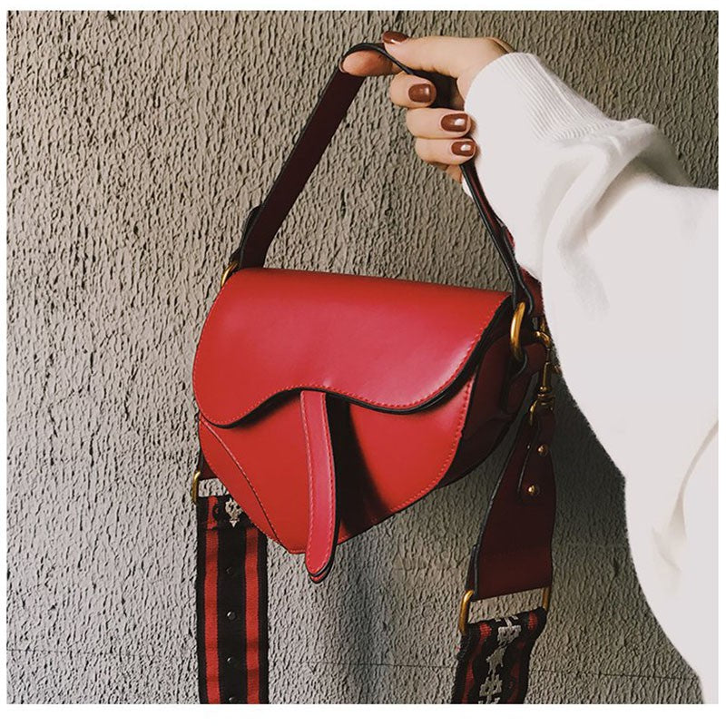 IELGY saddle bag wide shoulder strap cross bag