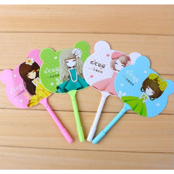 IELGY cute cartoon fan pen student ballpoint pen