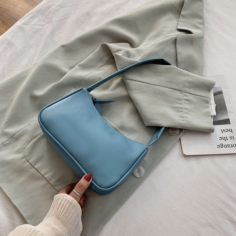 IELGY Women's fashion pure color one-shoulder bag hundred women bag tide.