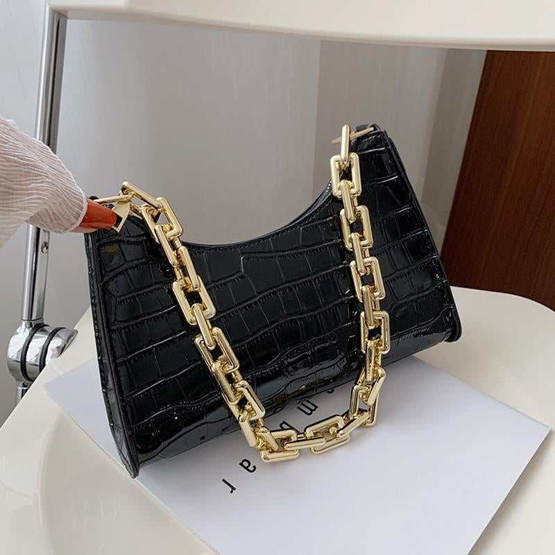Ielgy Ladies Fashion All-Match Handbag Shoulder Armpit Bag