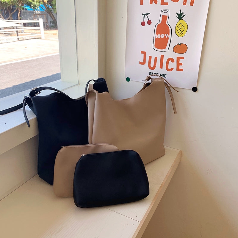 IELGY Tote bag Korean version of ulzzang handbags shoulder bag large capacity high sense