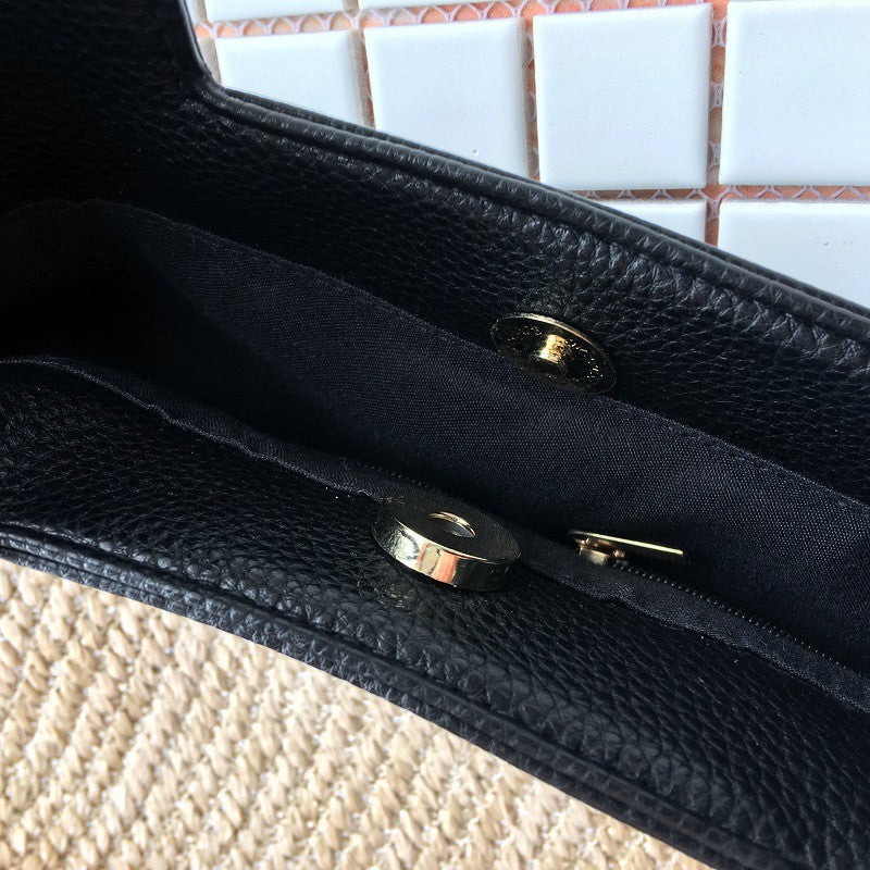 Straw bag hit color stitching handbag