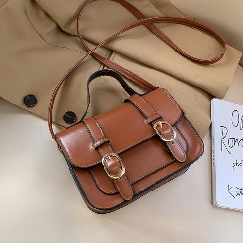 IELGY College style British retro postman bag with one shoulder and one shoulder for Japanese students