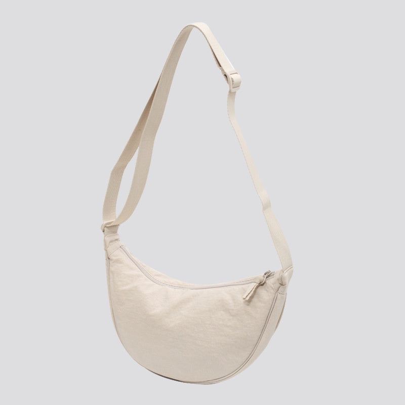 IELGY women's versatile adjustable messenger nylon dumpling Zipper bag