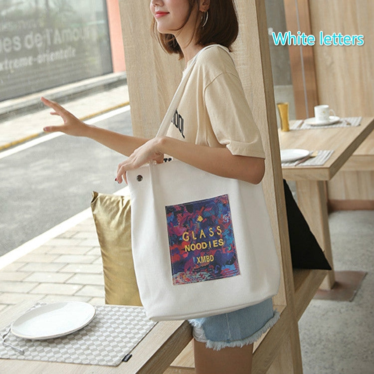IELGY chic canvas bag handbag shoulder bag casual bag