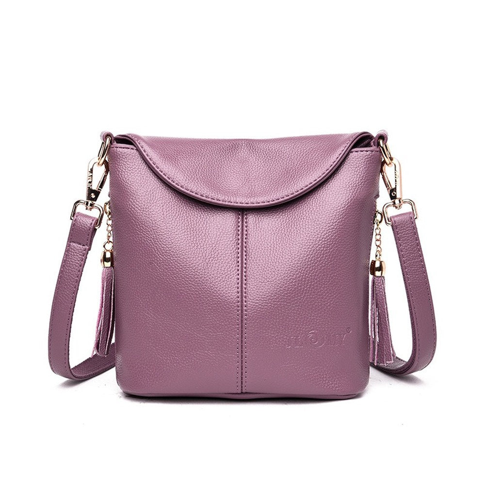 New handbag fashion ladies shoulder diagonal bag litchi pattern small bag
