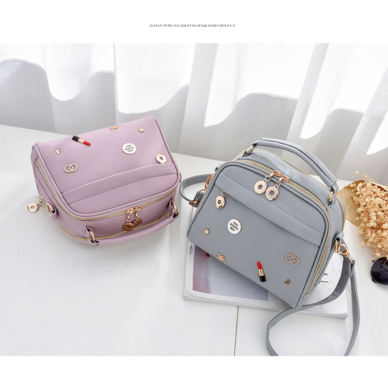 Hot spot new lipstick crossbody shoulder bag ladies handbag