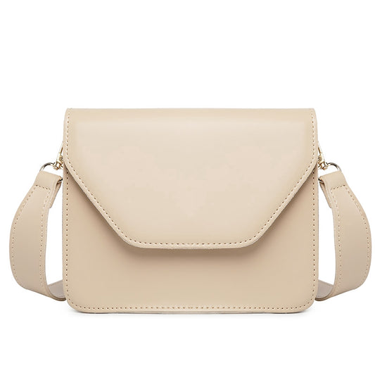 New fashion pu wide shoulder strap messenger bag