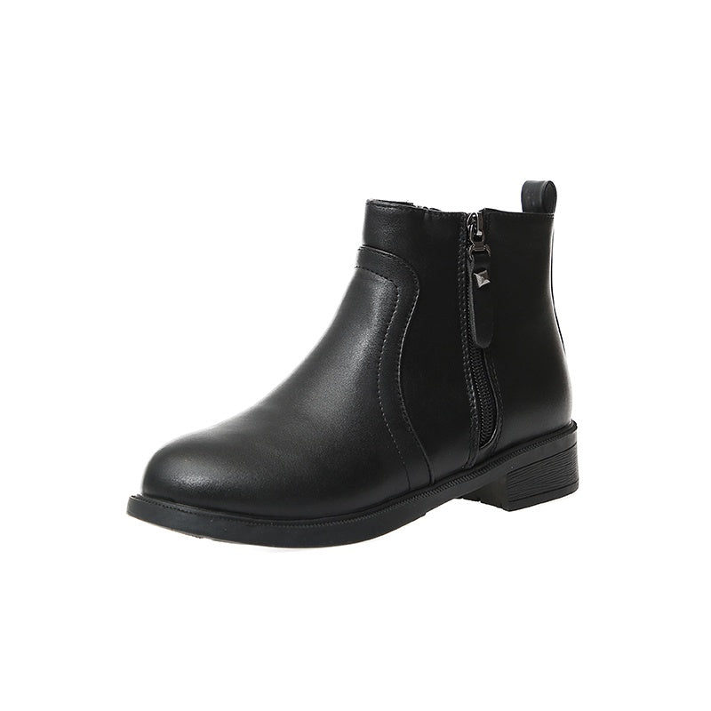 IELGY Fashion Women'sWomen's Black Martin Ankle Boots with Comfortable Platform