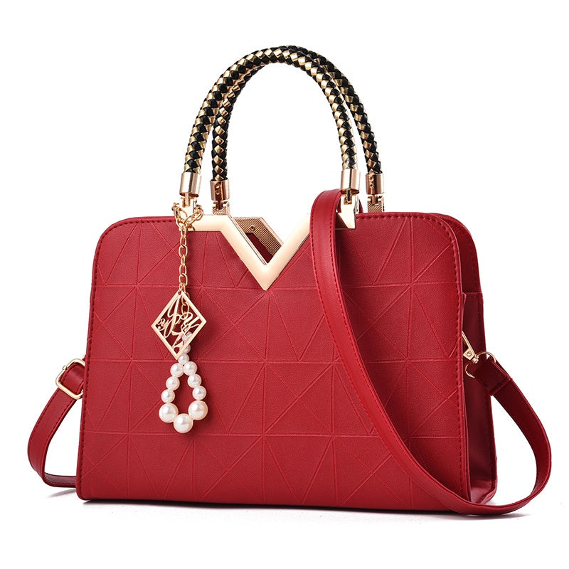 IELGY Elegant Korean Fashion Pendant Simple Large Capacity Messenger Bag