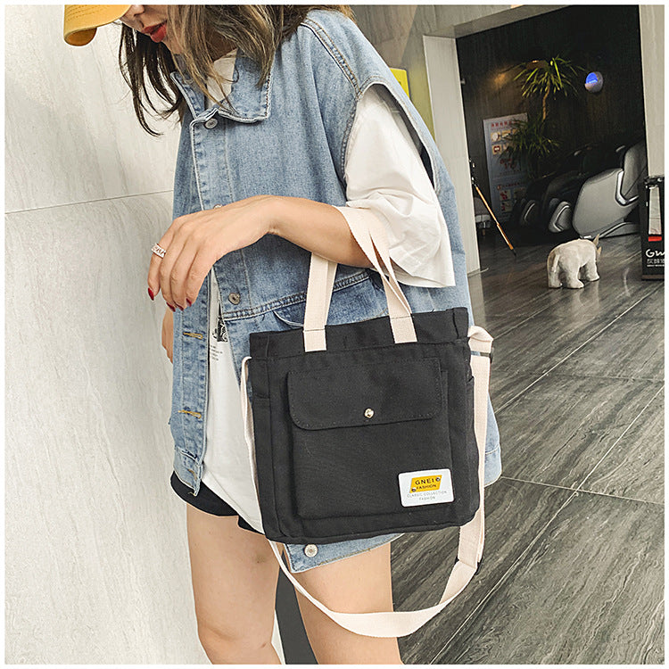 IELGY Handbags Women Handbags Literature and Art Bags Canvas Bags Diagonal Bags