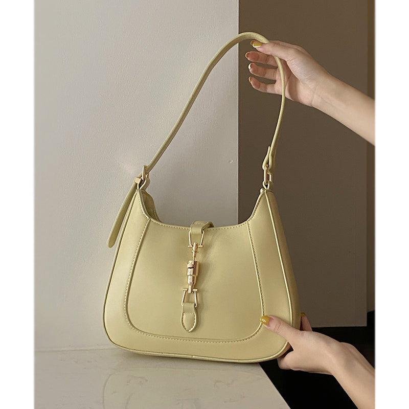 IELGY Horizontal square tide fashion underarm bag with high-grade western style hand-held