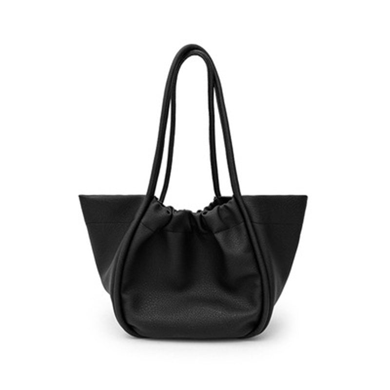 IELGY niche design large-capacity tote bag, comfortable cloud bag, simple picture and mother shoulder bag