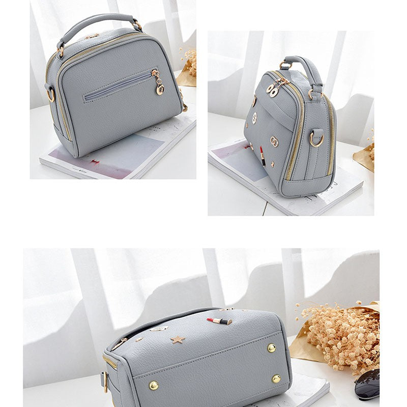 Hot spot new lipstick crossbody shoulder bag ladies handbag