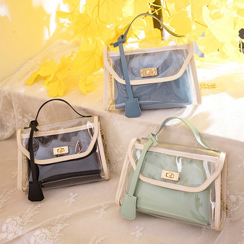 IELGY Korean style simple female bag casual mother-and-child bag chain small square bag