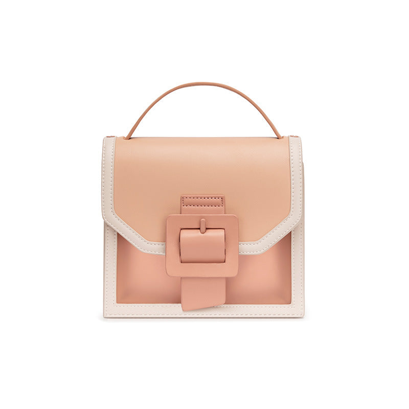 IELGY cross-body summer vitality High-class sense jelly bag fashion western style portable generous button exquisite style contrast color