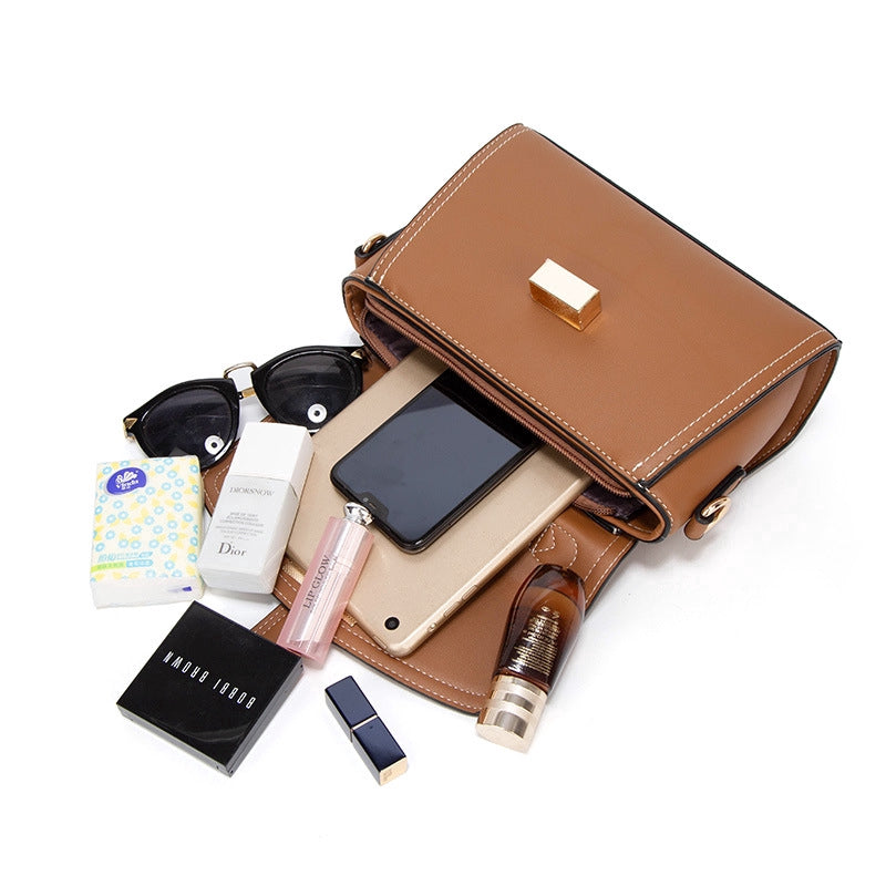 IELGY Korean version of the stylish one-shoulder handbag simple slanted bag